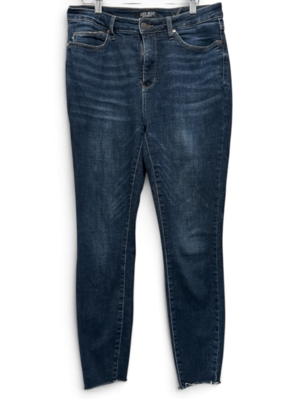 Judy Blue Dark Indigo Skinny Jeans - Stretch Mid Rise #736